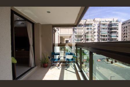 Varanda de apartamento para alugar com 2 quartos, 70m² em Recreio dos Bandeirantes, Rio de Janeiro