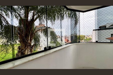 Varanda da Sala de apartamento à venda com 4 quartos, 212m² em Castelo, Belo Horizonte