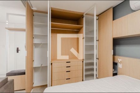 Quarto - Armários de apartamento para alugar com 1 quarto, 27m² em Vila Mariana, São Paulo