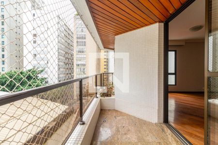 Varanda de apartamento à venda com 4 quartos, 188m² em Jardim Paulista, São Paulo