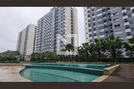 Área comum - Piscina de apartamento à venda com 3 quartos, 67m² em São Sebastião, Porto Alegre