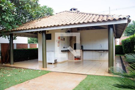 Área comum - Churrasqueira de casa de condomínio para alugar com 3 quartos, 165m² em Jardim dos Hibiscos, Ribeirão Preto