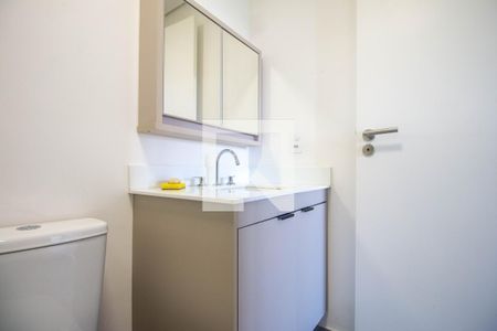 Banheiro da Suíte de apartamento para alugar com 1 quarto, 29m² em Chácara Santo Antônio (zona Sul), São Paulo