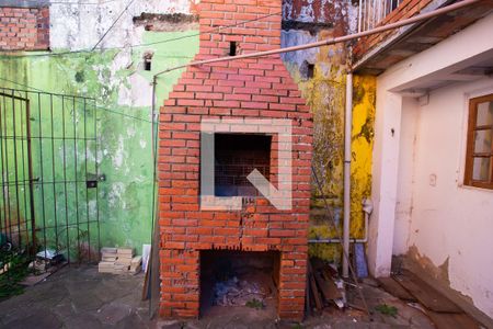 Área comum - Churrasqueira de kitnet/studio para alugar com 1 quarto, 25m² em Niterói, Canoas