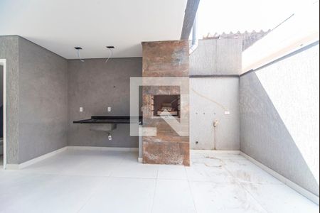 Área Gourmet e Área de Serviço de casa à venda com 2 quartos, 110m² em Jardim Santo Alberto, Santo André