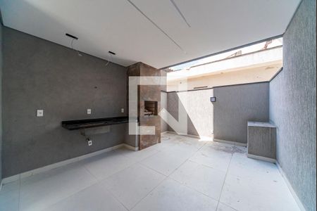 Área Gourmet e Área de Serviço de casa à venda com 2 quartos, 110m² em Jardim Santo Alberto, Santo André