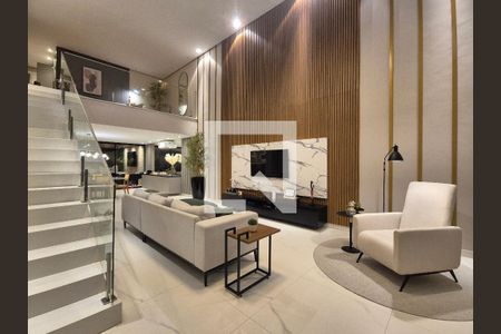 Sala de casa de condomínio à venda com 4 quartos, 300m² em Recreio dos Bandeirantes, Rio de Janeiro