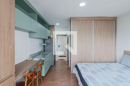 Studio - Quarto e Cozinha de kitnet/studio à venda com 1 quarto, 24m² em Butantã, São Paulo