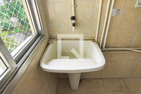 Cozinha e área de serviço de apartamento à venda com 1 quarto, 45m² em Jacarepaguá, Rio de Janeiro