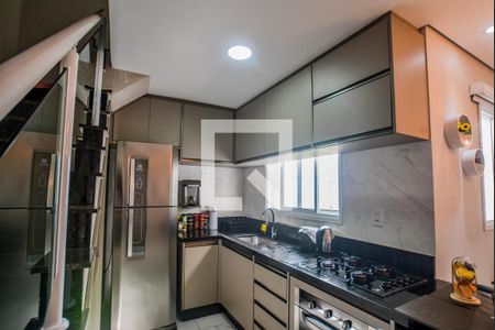 Cozinha de apartamento à venda com 2 quartos, 107m² em Jardim Cristiane, Santo André