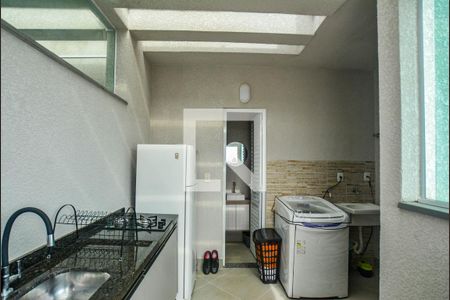 Área de Serviço/Área Gourmet de apartamento à venda com 2 quartos, 107m² em Jardim Cristiane, Santo André