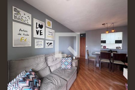 Sala de apartamento à venda com 2 quartos, 67m² em Parque das Nações, Santo André