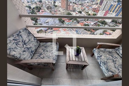 Sacada de apartamento à venda com 2 quartos, 67m² em Parque das Nações, Santo André