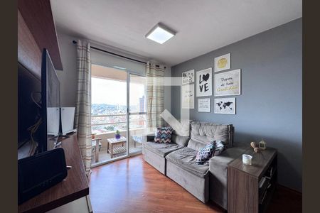 Sala de apartamento à venda com 2 quartos, 67m² em Parque das Nações, Santo André