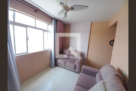 Sala de apartamento para alugar com 1 quarto, 50m² em Morro dos Barbosas, São Vicente