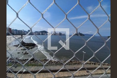 Vista da Sala de apartamento para alugar com 1 quarto, 50m² em Morro dos Barbosas, São Vicente