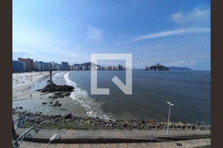 Vista da Sala de apartamento para alugar com 1 quarto, 50m² em Morro dos Barbosas, São Vicente