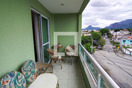 Varanda da Sala de apartamento à venda com 2 quartos, 71m² em Curicica, Rio de Janeiro