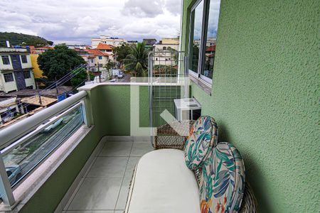 Varanda da Sala de apartamento à venda com 2 quartos, 71m² em Curicica, Rio de Janeiro
