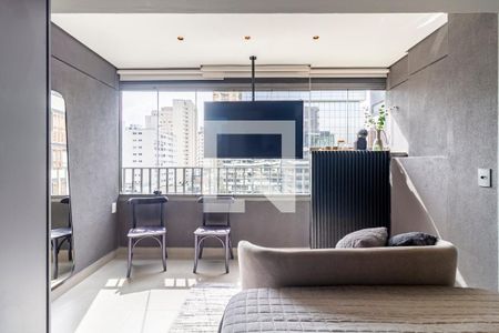 Studio de kitnet/studio para alugar com 1 quarto, 23m² em Cerqueira César, São Paulo