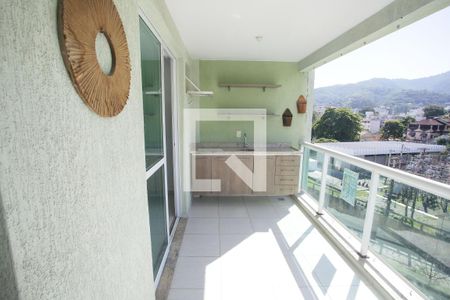 Varanda da Sala de apartamento à venda com 2 quartos, 70m² em Freguesia (jacarepaguá), Rio de Janeiro