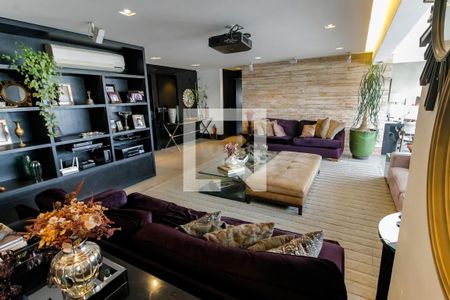 Sala  de apartamento à venda com 4 quartos, 199m² em Vila Andrade, São Paulo