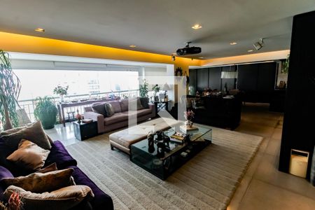 Sala  de apartamento à venda com 4 quartos, 199m² em Vila Andrade, São Paulo