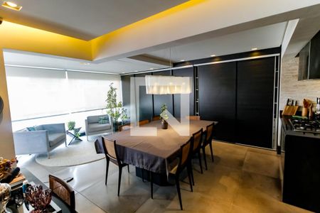 Sala de Jantar de apartamento à venda com 4 quartos, 199m² em Vila Andrade, São Paulo