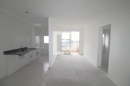 Sala / Cozinha de apartamento à venda com 2 quartos, 55m² em Vila Pita, São Paulo