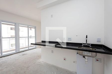 Cozinha de kitnet/studio à venda com 1 quarto, 34m² em Consolação, São Paulo
