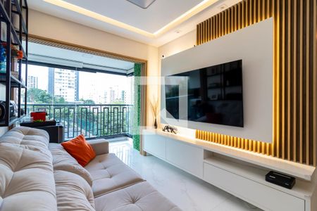 Sala de Estar de apartamento à venda com 2 quartos, 69m² em Santa Teresinha, São Paulo