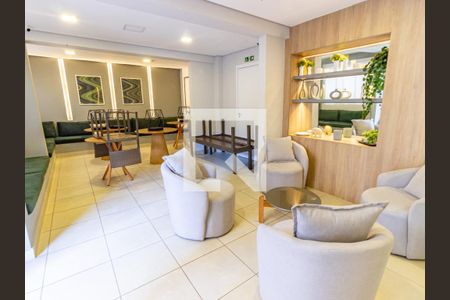 Área comum - Salão de festas de apartamento para alugar com 1 quarto, 25m² em Brás, São Paulo