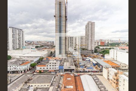 Sala/Cozinha - Vista de apartamento para alugar com 1 quarto, 25m² em Brás, São Paulo