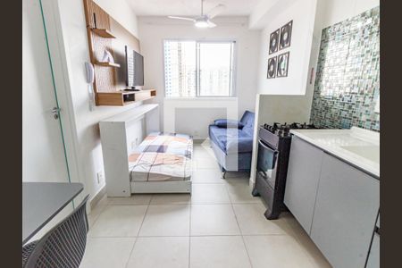 Sala/Cozinha de apartamento para alugar com 1 quarto, 25m² em Brás, São Paulo