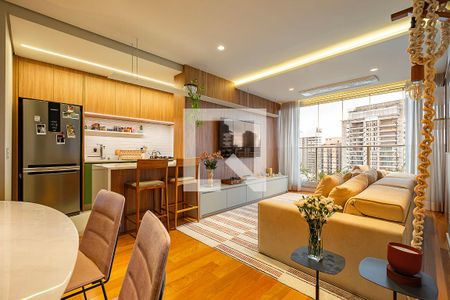 Sala de apartamento para alugar com 2 quartos, 98m² em Jardins, São Paulo