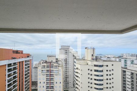 Vista de apartamento para alugar com 3 quartos, 130m² em Centro, Guarujá