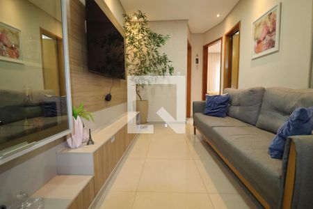 Sala de apartamento à venda com 2 quartos, 51m² em Vila América, Santo André