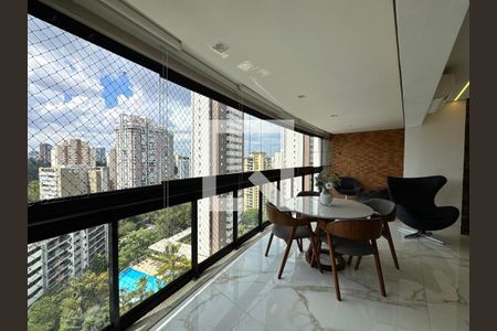 Vista sala de vista de apartamento para alugar com 3 quartos, 195m² em Vila Andrade, São Paulo