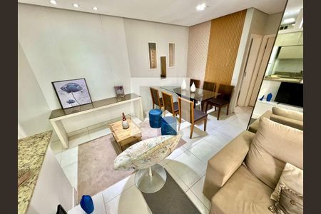 Sala de apartamento à venda com 2 quartos, 76m² em Castelo, Belo Horizonte