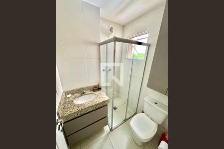Banheiro de apartamento à venda com 2 quartos, 76m² em Castelo, Belo Horizonte