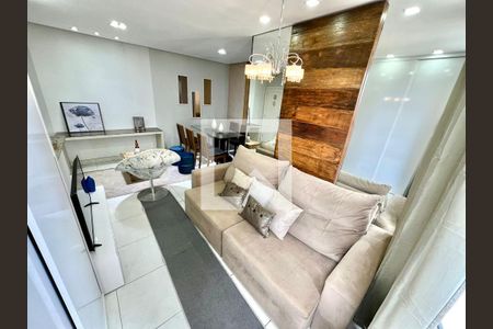 Sala de apartamento à venda com 2 quartos, 76m² em Castelo, Belo Horizonte