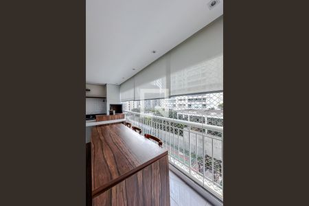 Varanda da Sala de apartamento para alugar com 3 quartos, 112m² em Vila Regente Feijó, São Paulo