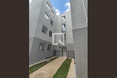 Fachada do bloco de apartamento à venda com 2 quartos, 45m² em Bom Jesus, Contagem