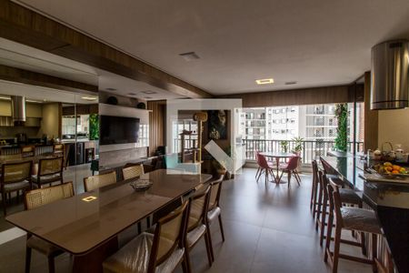 Sala de Jantar de apartamento à venda com 2 quartos, 110m² em Alphaville Empresarial, Barueri