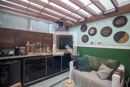 Área comum - Churrasqueira de casa à venda com 3 quartos, 184m² em Teresópolis, Porto Alegre