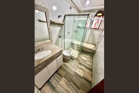 Banheiro da Suíte de casa à venda com 5 quartos, 161m² em Céu Azul, Belo Horizonte