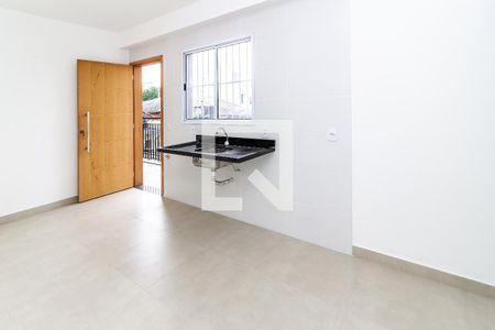 Cozinha de apartamento à venda com 2 quartos, 40m² em Vila Anastácio, São Paulo