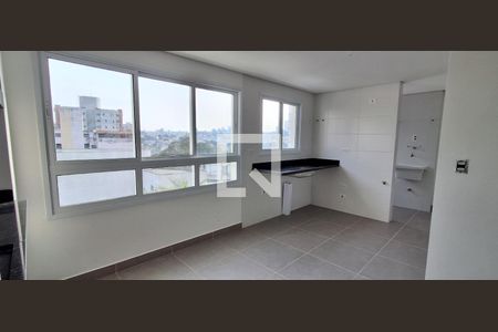 Cozinha de apartamento à venda com 3 quartos, 86m² em Barcelona, São Caetano do Sul