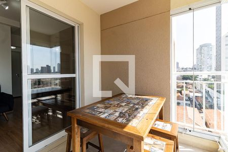 Varanda da Sala de apartamento para alugar com 2 quartos, 56m² em Vila Nair, São Paulo
