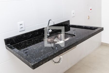 Cozinha de apartamento à venda com 1 quarto, 31m² em Vila Anastácio, São Paulo